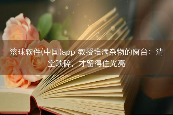 滚球软件(中国)app 教授堆满杂物的窗台：清空琐碎，才留得住光亮