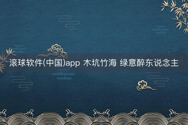 滚球软件(中国)app 木坑竹海 绿意醉东说念主