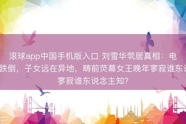 滚球app中国手机版入口 刘雪华茕居真相:电视不关防跌倒,子女远在异地,畴前荧幕女王晚年寥寂谁东说念主知?